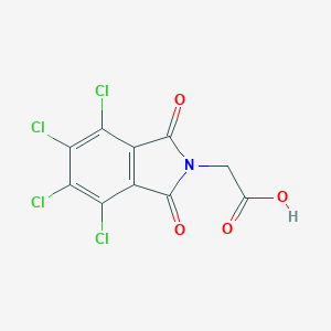 molecular formula C10H3Cl4NO4 B169356 (4,5,6,7-Tetrachloro-1,3-dioxo-1,3-dihydro-2H-isoindol-2-yl)acetic acid CAS No. 19244-35-0