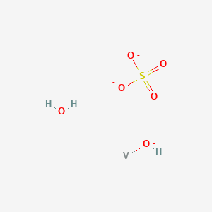 molecular formula H3O6SV-3 B169359 Oxidovanadium(3+) sulfate hydrate CAS No. 123334-20-3