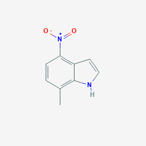 molecular formula C9H8N2O2 B169373 7-methyl-4-nitro-1H-indole CAS No. 10553-07-8