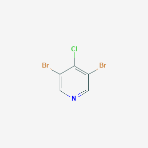 molecular formula C5H2Br2ClN B169385 3,5-二溴-4-氯吡啶 CAS No. 13626-17-0