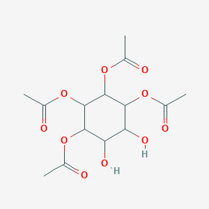 (2,3,4-Triacetyloxy-5,6-dihydroxy-cyclohexyl) acetate