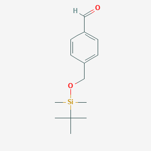 molecular formula C14H22O2Si B169394 4-(((tert-butyldimethylsilyl)oxy)methyl)benzaldehyde CAS No. 160744-60-5