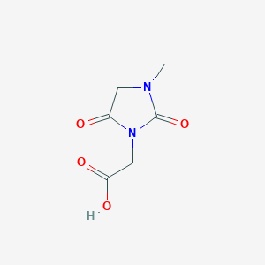 2-(3-Methyl-2,5-dioxoimidazolidin-1-yl)acetic acid