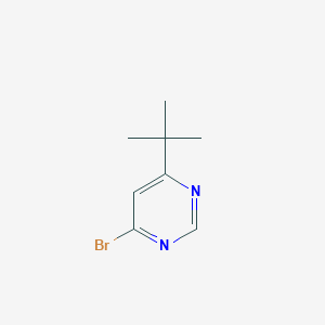 molecular formula C8H11BrN2 B169402 4-Bromo-6-tert-butylpyrimidine CAS No. 19136-36-8