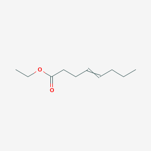 molecular formula C10H18O2 B169403 ethyl (E)-4-octenoate CAS No. 138234-61-4