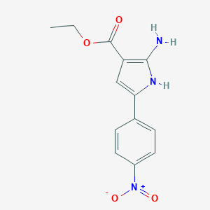 Ethyl 2-amino-5-(4-nitrophenyl)-1H-pyrrole-3-carboxylate