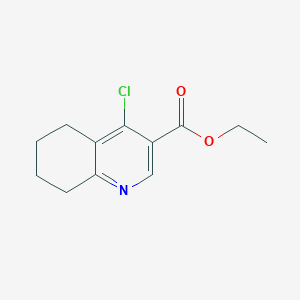 molecular formula C12H14ClNO2 B169418 Ethyl 4-chloro-5,6,7,8-tetrahydroquinoline-3-carboxylate CAS No. 111205-30-2