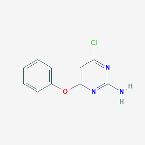 molecular formula C10H8ClN3O B169423 4-Chloro-6-phenoxypyrimidin-2-amine CAS No. 100763-71-1