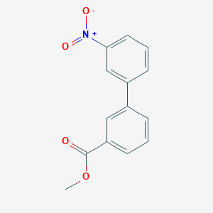 molecular formula C14H11NO4 B169430 Methyl 3-(3-nitrophenyl)benzoate CAS No. 149506-24-1