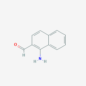 molecular formula C11H9NO B169442 1-Aminonaphthalene-2-carboxaldehyde CAS No. 176853-41-1