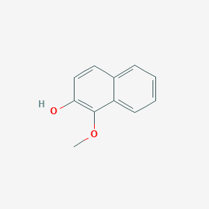 molecular formula C11H10O2 B169447 2-Hydroxy1-methoxynaphthalene CAS No. 18515-10-1
