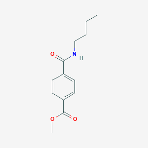 molecular formula C13H17NO3 B169463 Methyl 4-(butylcarbamoyl)benzoate CAS No. 100610-03-5