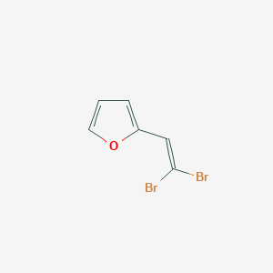 molecular formula C6H4Br2O B169464 2-(2,2-Dibromovinyl)furan CAS No. 100074-10-0