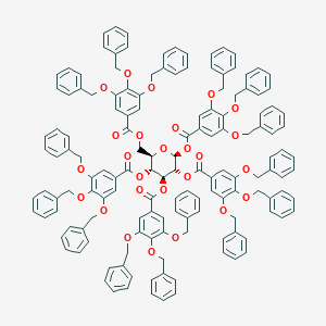 1,2,3,4,6-Penta-O-(3,4,5-tri-O-benzylgalloyl)-b-D-glucopyranose
