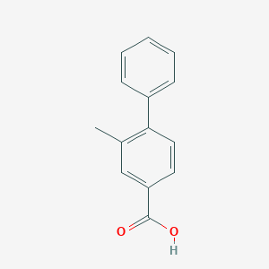 molecular formula C14H12O2 B169495 3-Methyl-4-phenylbenzoic acid CAS No. 178313-67-2