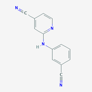 2-((3-Cyanophenyl)amino)isonicotinonitrile