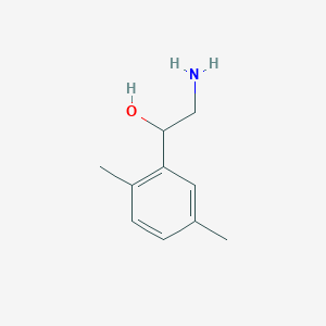 molecular formula C10H15NO B169499 2-Amino-1-(2,5-dimethylphenyl)ethanol CAS No. 133562-38-6