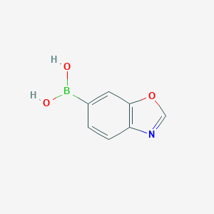 molecular formula C7H6BNO3 B169509 Benzo[D]oxazol-6-ylboronic acid CAS No. 1253912-47-8