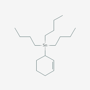 molecular formula C18H36Sn B169510 Stannane, tributyl-2-cyclohexen-1-yl- CAS No. 112520-99-7
