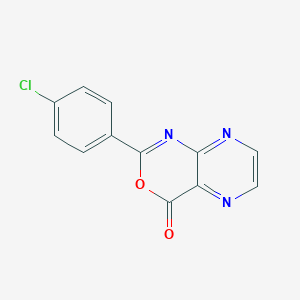 2-(4-chlorophenyl)-4H-pyrazino[2,3-d][1,3]oxazin-4-one