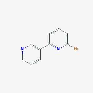 molecular formula C10H7BrN2 B169519 6-Bromo-2,3'-bipyridine CAS No. 106047-28-3