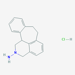 molecular formula C17H19ClN2 B016953 2-Amino-1,2,3,7,8,12b-hexahydrobenzo(6,7)cyclohept(1,2,3-de)isoquinoline monohydrochloride CAS No. 19701-64-5
