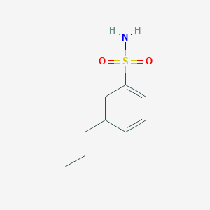 molecular formula C9H13NO2S B169537 3-Propylbenzenesulfonamide CAS No. 196107-64-9