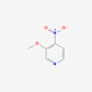 molecular formula C6H6N2O3 B169547 3-甲氧基-4-硝基吡啶 CAS No. 13505-07-2