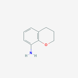 molecular formula C9H11NO B169552 Chroman-8-ylamine CAS No. 113722-25-1