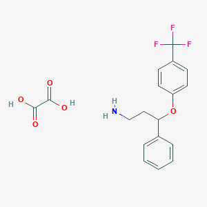 molecular formula C18H18F3NO5 B169555 Norfluoxetine Oxalate CAS No. 107674-50-0