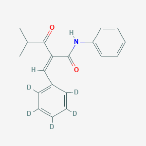 N-4-Phenyl alpha-Benzylidene-d5 Isobutyrylacetamide