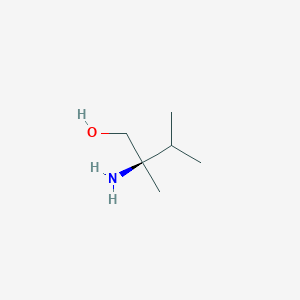 molecular formula C6H15NO B169564 R-2-Amino-2,3-dimethyl-butan-1-OL CAS No. 155158-75-1