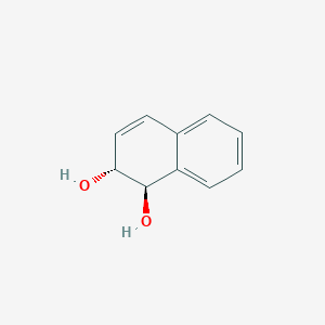 molecular formula C10H10O2 B169574 (1R,2R)-1,2-dihydronaphthalene-1,2-diol CAS No. 19216-89-8