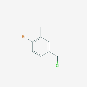 B169578 1-Bromo-4-(chloromethyl)-2-methylbenzene CAS No. 149104-97-2