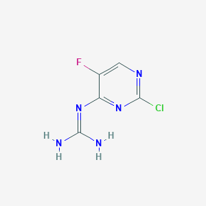 N-(2-Chloro-5-fluoro-pyrimidin-4-yl)-guanidine