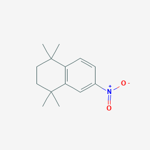 B169596 1,1,4,4-Tetramethyl-6-nitro-1,2,3,4-tetrahydronaphthalene CAS No. 102121-55-1