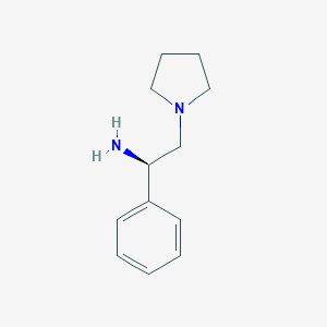 (1R)-1-Phenyl-2-pyrrolidin-1-ylethanamine