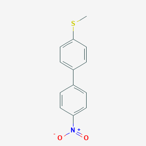 molecular formula C13H11NO2S B169613 1-(Methylsulfanyl)-4-(4-nitrophenyl)benzene CAS No. 128924-07-2