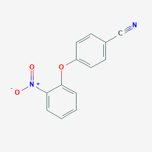 molecular formula C13H8N2O3 B169614 4-(2-Nitrophenoxy)benzonitrile CAS No. 113344-23-3