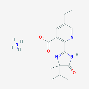molecular formula C15H22N4O3 B169617 Imazethapyr ammonium CAS No. 101917-66-2