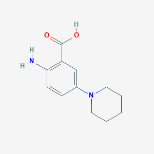 2-Amino-5-(1-piperidinyl)-benzoic acid