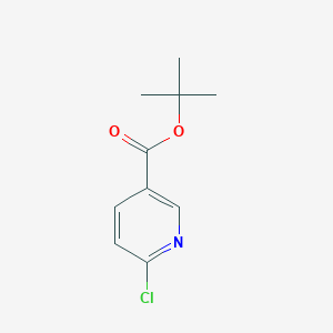 molecular formula C10H12ClNO2 B169621 6-氯烟酸叔丁酯 CAS No. 115309-57-4