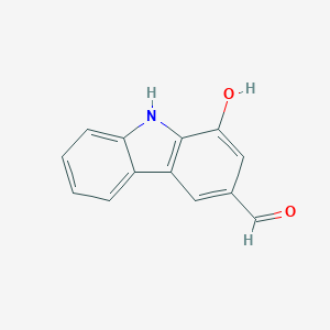 molecular formula C13H9NO2 B169625 Demethylmurrayanine CAS No. 123497-84-7
