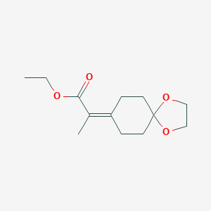 Ethyl 2-(1,4-dioxaspiro[4.5]decan-8-ylidene)propanoate