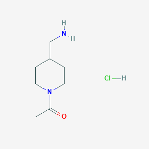 1-(4-(Aminomethyl)piperidin-1-yl)ethanone hydrochloride