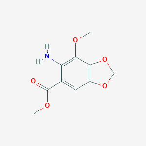 Methyl 6-amino-7-methoxy-2H-1,3-benzodioxole-5-carboxylate