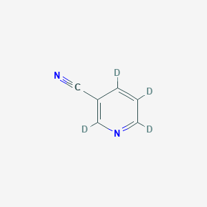 molecular formula C6H4N2 B016967 Nicotinonitrile-d4 CAS No. 1020719-32-7