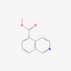 molecular formula C11H9NO2 B169681 Methyl 5-isoquinolinecarboxylate CAS No. 16675-59-5