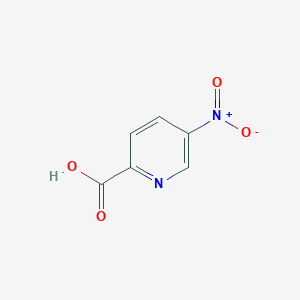 molecular formula C6H4N2O4 B016969 5-硝基吡啶甲酸 CAS No. 30651-24-2
