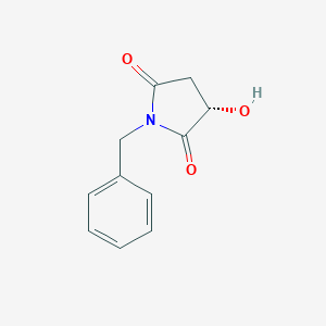 molecular formula C11H11NO3 B169710 (S)-1-苄基-3-羟基吡咯烷-2,5-二酮 CAS No. 101469-91-4